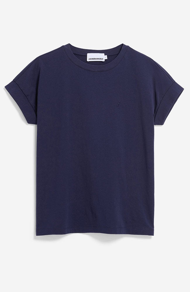 Idaara t-shirt tinted navy from Sophie Stone