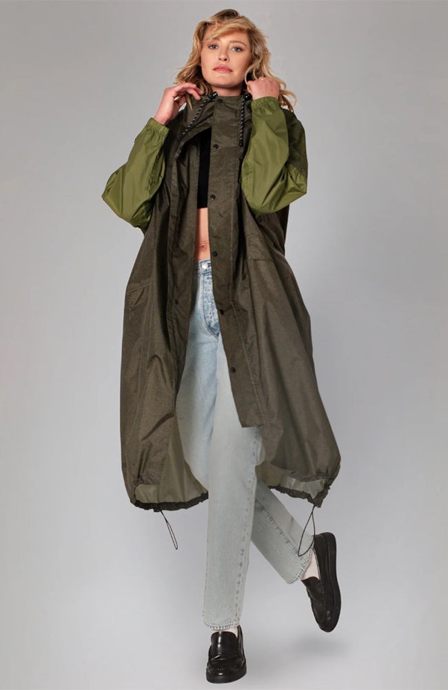 Herringbone Rain Coat from Sophie Stone