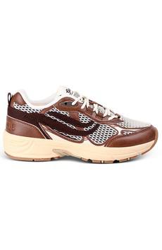 G-Eco`99 2-Tone Mesh sneaker brown white via Sophie Stone