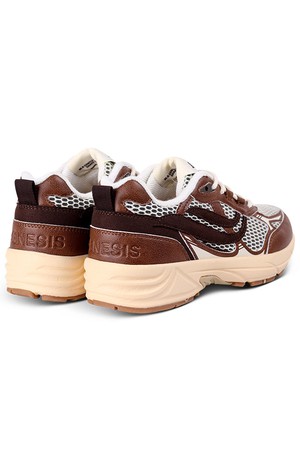 G-Eco`99 2-Tone Mesh sneaker brown white from Sophie Stone
