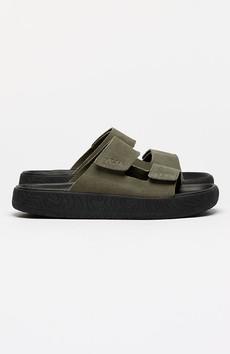 Etna slipper Kaki via Sophie Stone