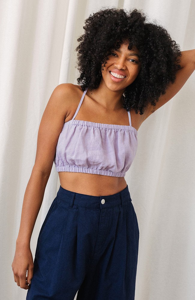 Vaddo top light purple from Sophie Stone