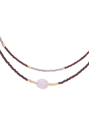 Devotion Rose Quartz ketting from Sophie Stone