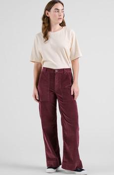 Vara workwear pant corduroy fig red via Sophie Stone