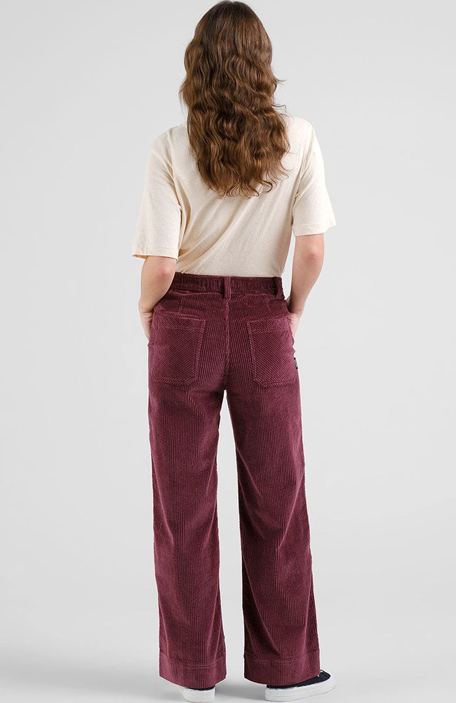 Vara workwear pant corduroy fig red from Sophie Stone