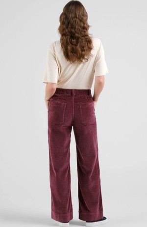 Vara workwear pant corduroy fig red from Sophie Stone