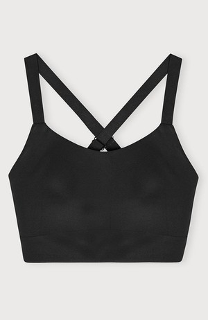 Active cross back bra black from Sophie Stone