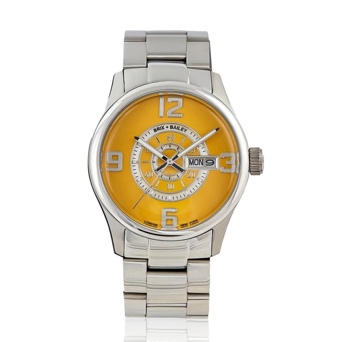 Simmonds Triple Number Stainless Steel Watch 40mm from Sostter