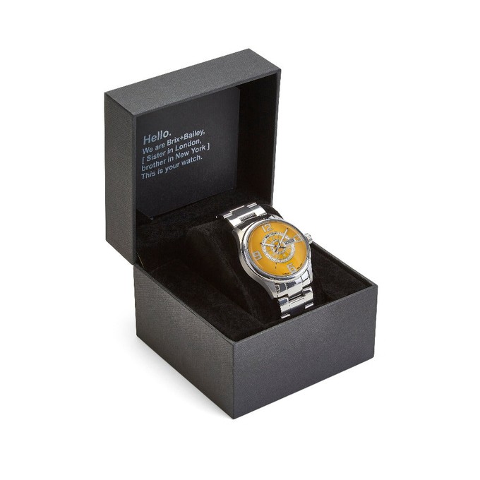 Simmonds Triple Number Stainless Steel Watch 40mm from Sostter
