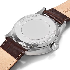 Brix+Bailey Stainless Steel Quartz Watch, Leather Strap from Sostter