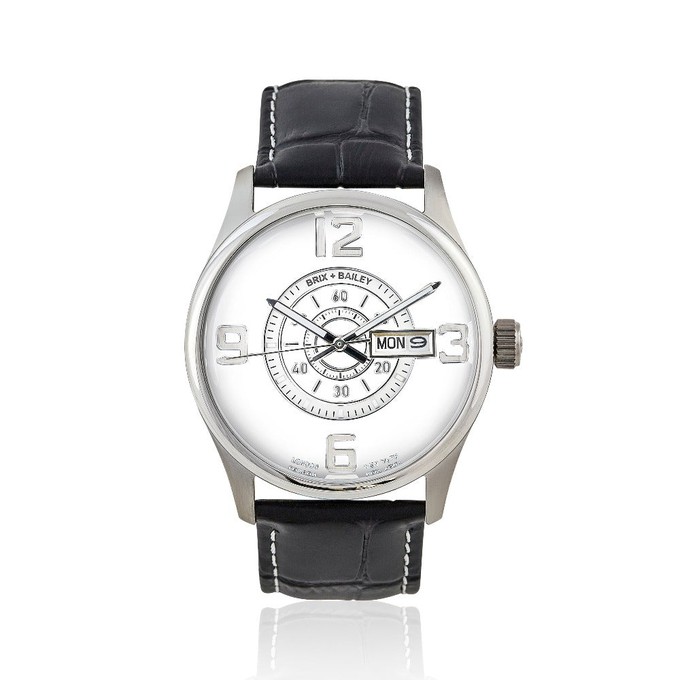 Brix + Bailey Simmonds, Triple Numbered Watch, 316L Steel from Sostter