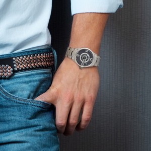 Brix+Bailey Simmonds Triple-Numbered Stainless Watch from Sostter