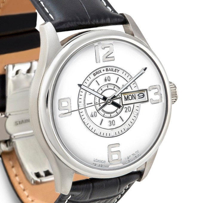 Brix + Bailey Simmonds, Triple Numbered Watch, 316L Steel from Sostter