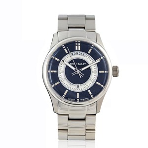 Brix + Bailey Vintage Navy Steel 40mm Men's Watch from Sostter