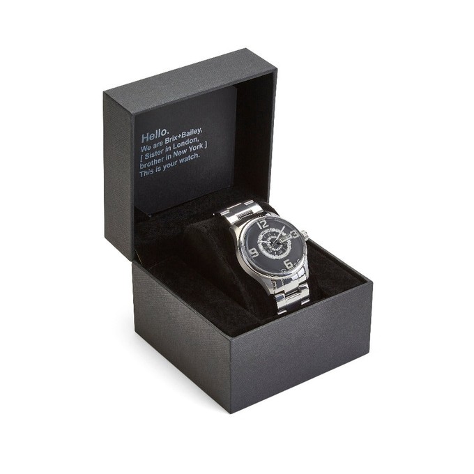 Brix+Bailey Simmonds Triple-Numbered Stainless Watch from Sostter