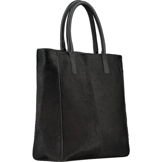 Black Large Leather Tote from Sostter