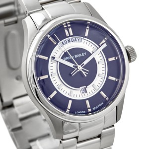 Brix + Bailey Vintage Navy Steel 40mm Men's Watch from Sostter