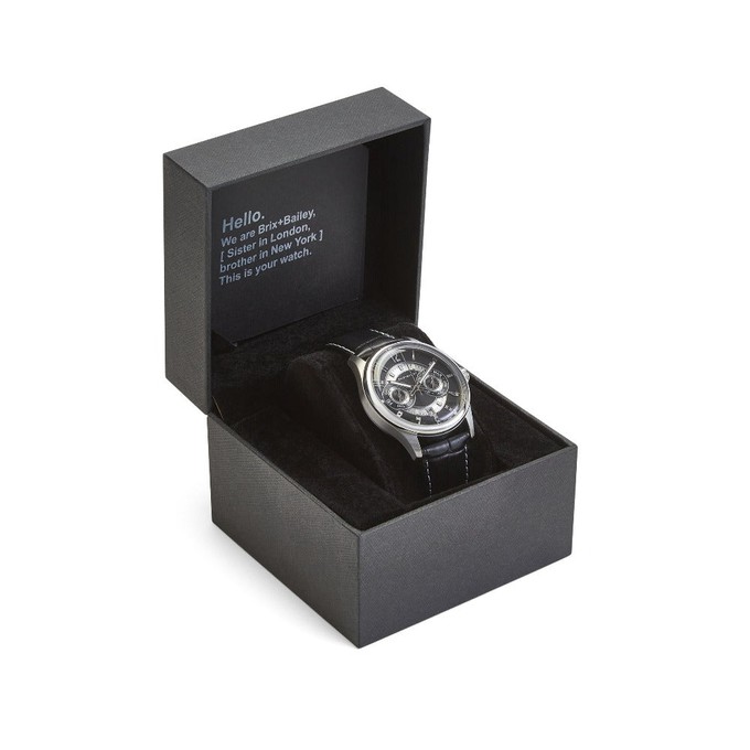 Brix+Bailey Heyes Automatic Chronograph Watch, Steel from Sostter