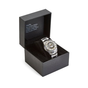 Brix+Bailey Heyes Gold Silver Automatic Chronograph Watch from Sostter