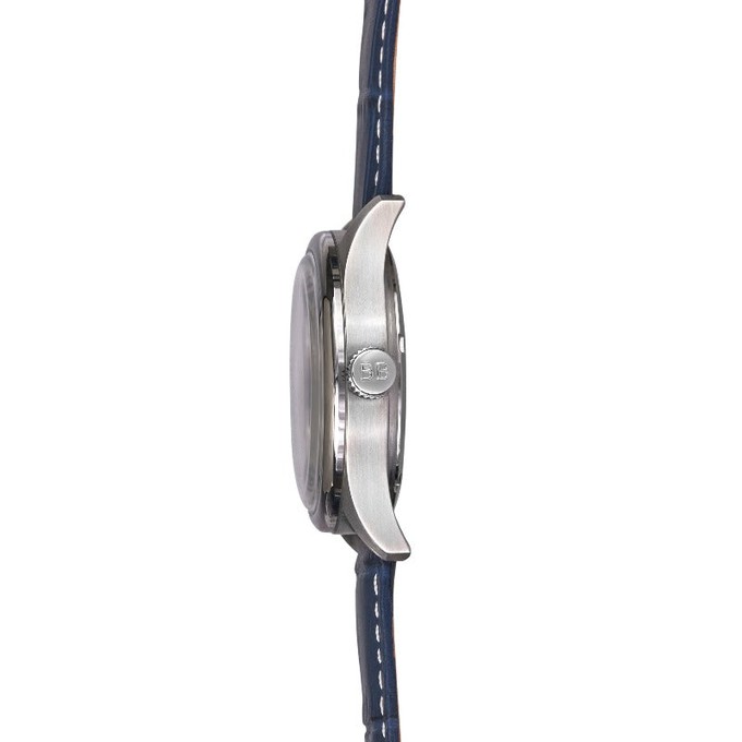 Brix + Bailey Barker Watch - Navy Leather, Sapphire Crystal from Sostter