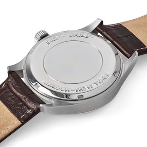 Warm Brown Triple Numbered Watch - Stainless Steel Case from Sostter