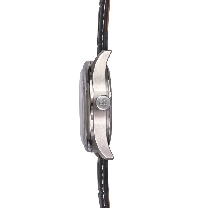 Brix + Bailey Simmonds Yellow Silver Watch, 40mm, Leather Strap from Sostter