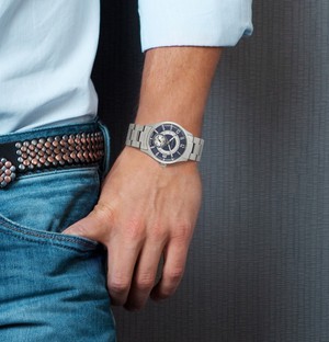 Brix + Bailey Stainless Steel Men's Watch | 40mm Quartz from Sostter