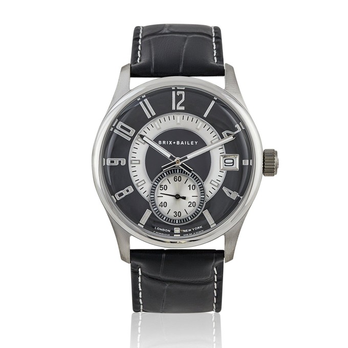 Brix + Bailey 316L Stainless Steel Quartz Watch 40mm from Sostter