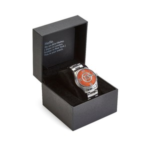 Brix+Bailey Simmonds Stainless Steel Orange Watch from Sostter