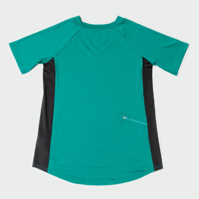 Joy shirt aqua/zwart from Spiffy Active