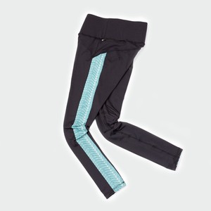 Lucky legging black aqua waves from Spiffy Active Lucky legging black aqua waves from Spiffy Active