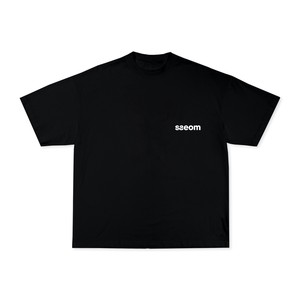 KOREAN PALACE BLACK TEE from SSEOM BRAND