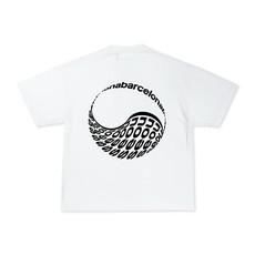 SEOUL X BARCELONA WHITE TEE via SSEOM BRAND