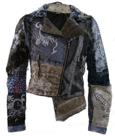 Bikerjacket Upcycled Patches via Stephastique