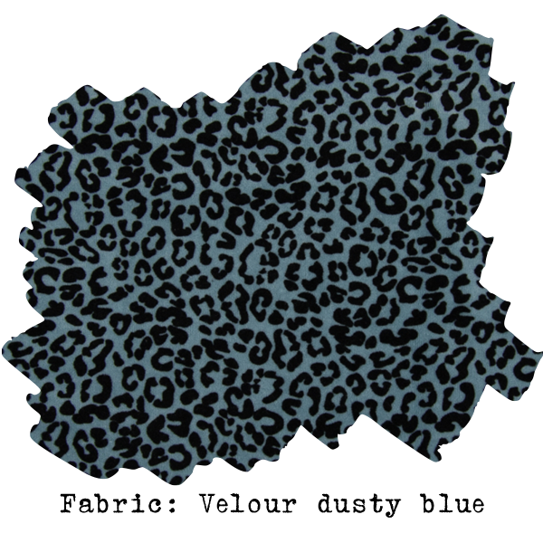 Leopard Ruffled Sweater Bio Cotton from Stephastique