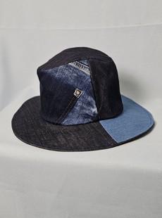 Upcycled denim cowboy hat size S via Stephastique