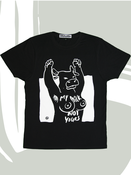 T-Shirt My Milk Not Yours BLACK from Stephastique