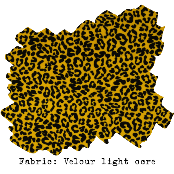 Leopard Ruffled Sweater Bio Cotton from Stephastique