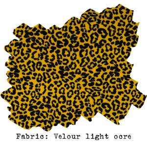 Leopard Ruffled Sweater Bio Cotton from Stephastique