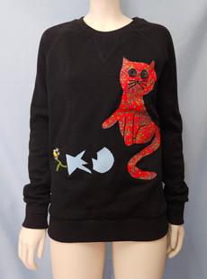 Bad Cat Sweater Black Size M via Stephastique