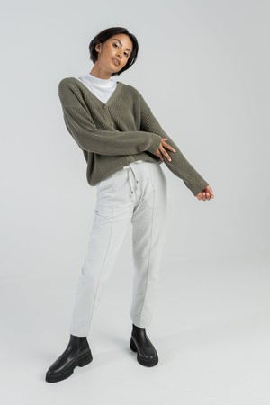 Straight leg trousers made from organic cotton from STORY OF MINE