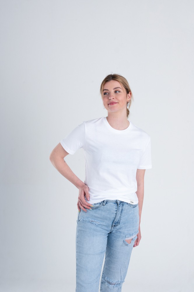 Premium Organic T-shirt Milky from Stricters