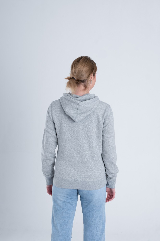 Organic Hoodie Heather Grey from Stricters