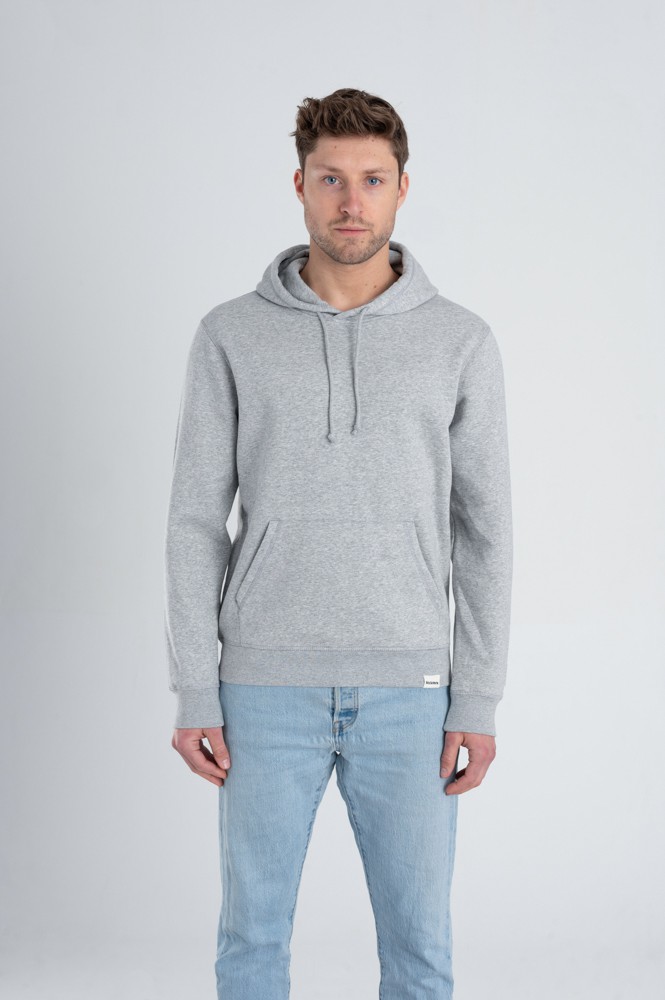 Organic Hoodie Heather Grey from Stricters