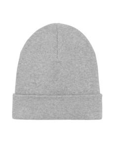 Organic Rib Beanie Heather Grey via Stricters