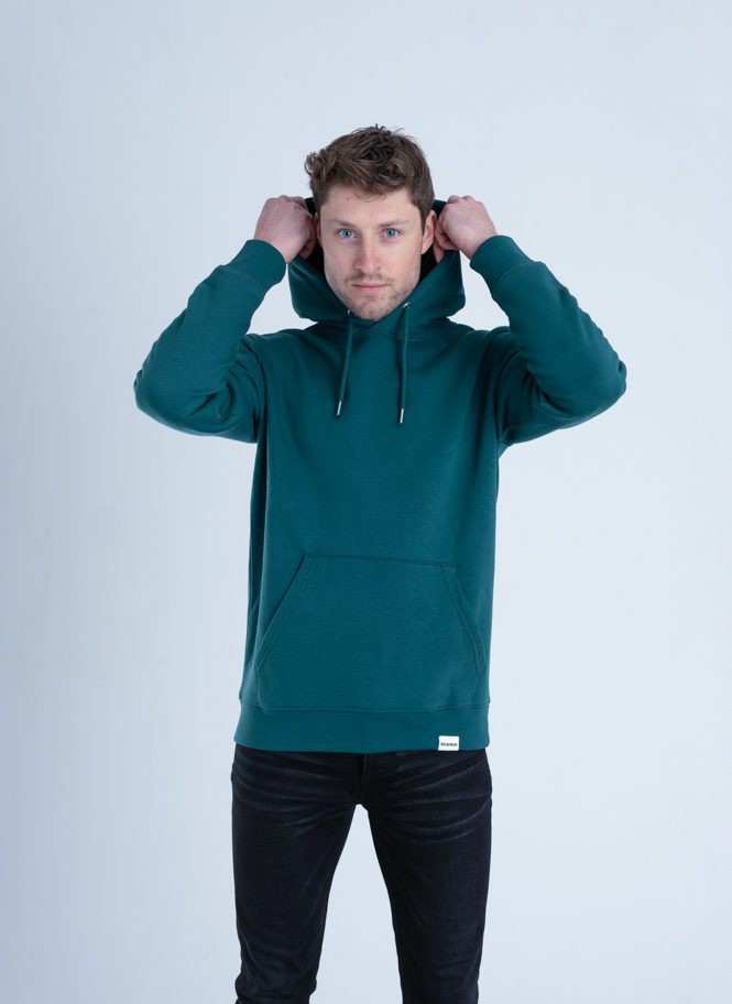 Premium Organic Hoodie Deep Green from Stricters