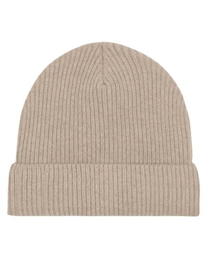 Organic Fisherman Beanie Sand from Stricters
