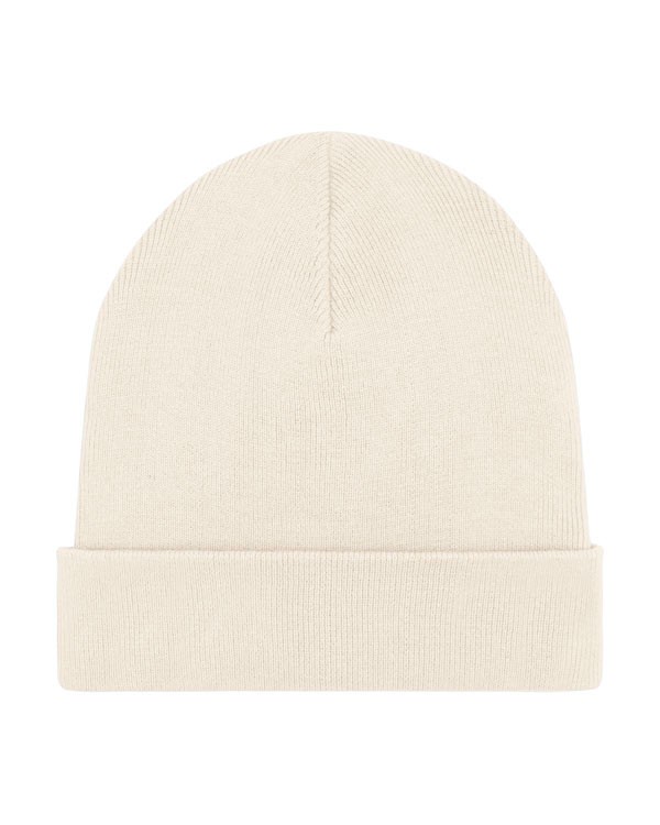 Organic Rib Beanie Natural White from Stricters