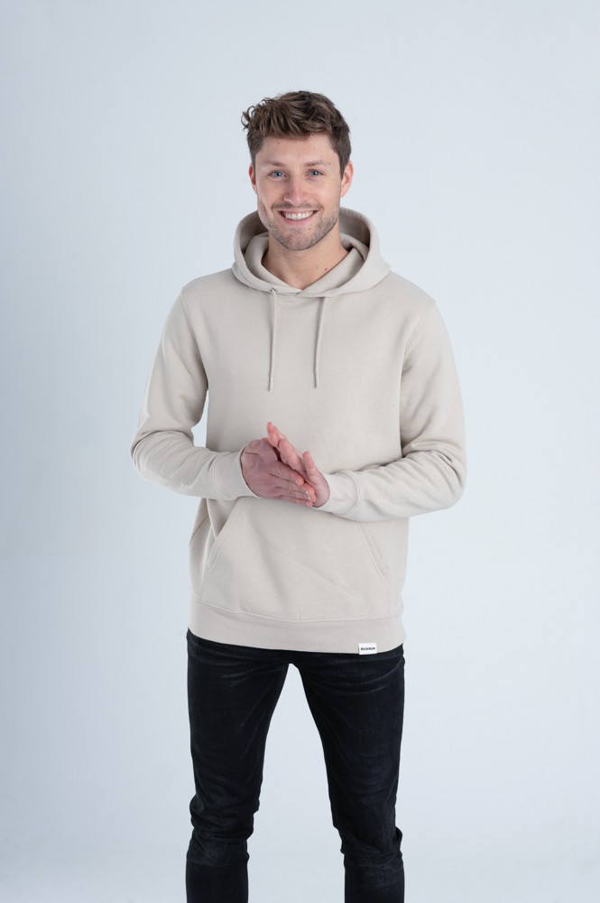 Premium Organic Hoodie Sand from Stricters