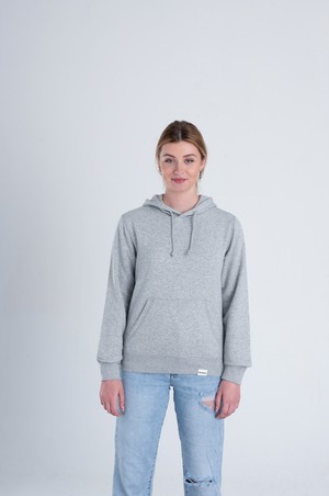Organic Hoodie Heather Grey from Stricters